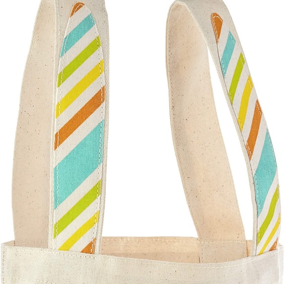 NWT Set of 2 Hallmark Bunny Canvas Tote Bag - Picture 6 of 9